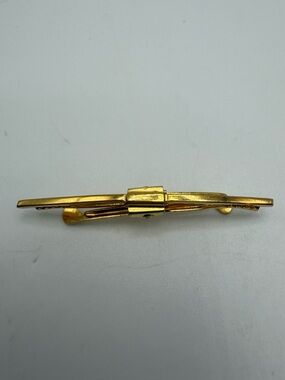 Hickok Gold Tone Tie Bar Clip USA